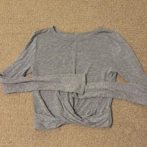 ALO Yoga Gray Long Sleeve Top